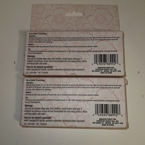 2 Pairs PEARL FAUX MINK LASHES - Picture 3 of 3